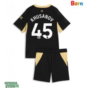 Manchester City Abdukodir Khusanov #45 Replika Babytøj Udebanesæt Børn 2026-27 Kortærmet (+ Korte bukser)